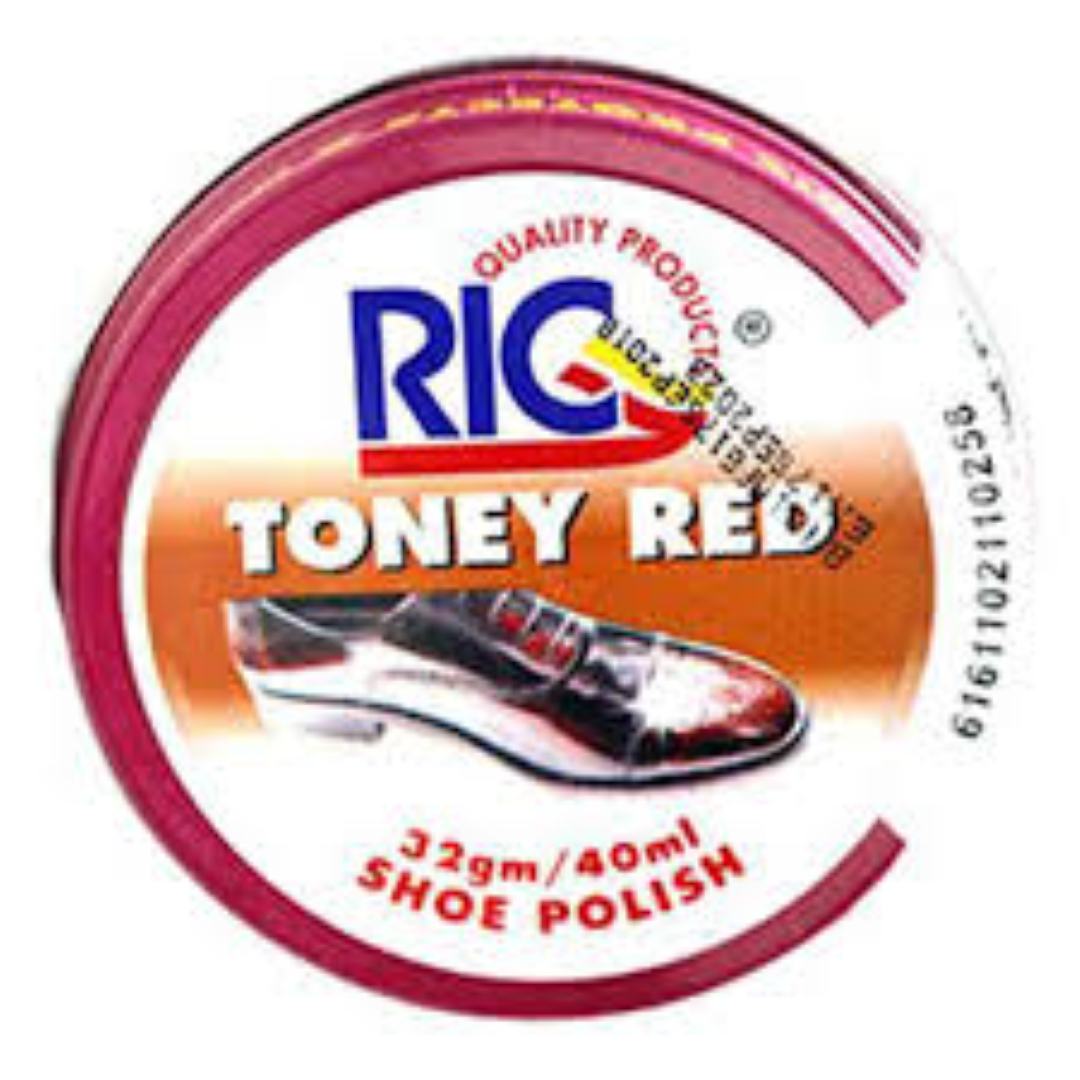 RIC TONEY RED SHOE POLISH 40ML